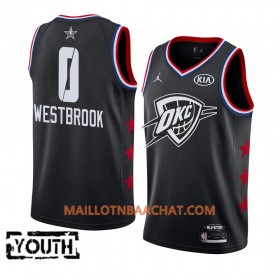 Maillot NBA Oklahoma City Thunder Russell Westbrook 0 2019 All-Star Jordan Brand Noir Swingman - Enfant